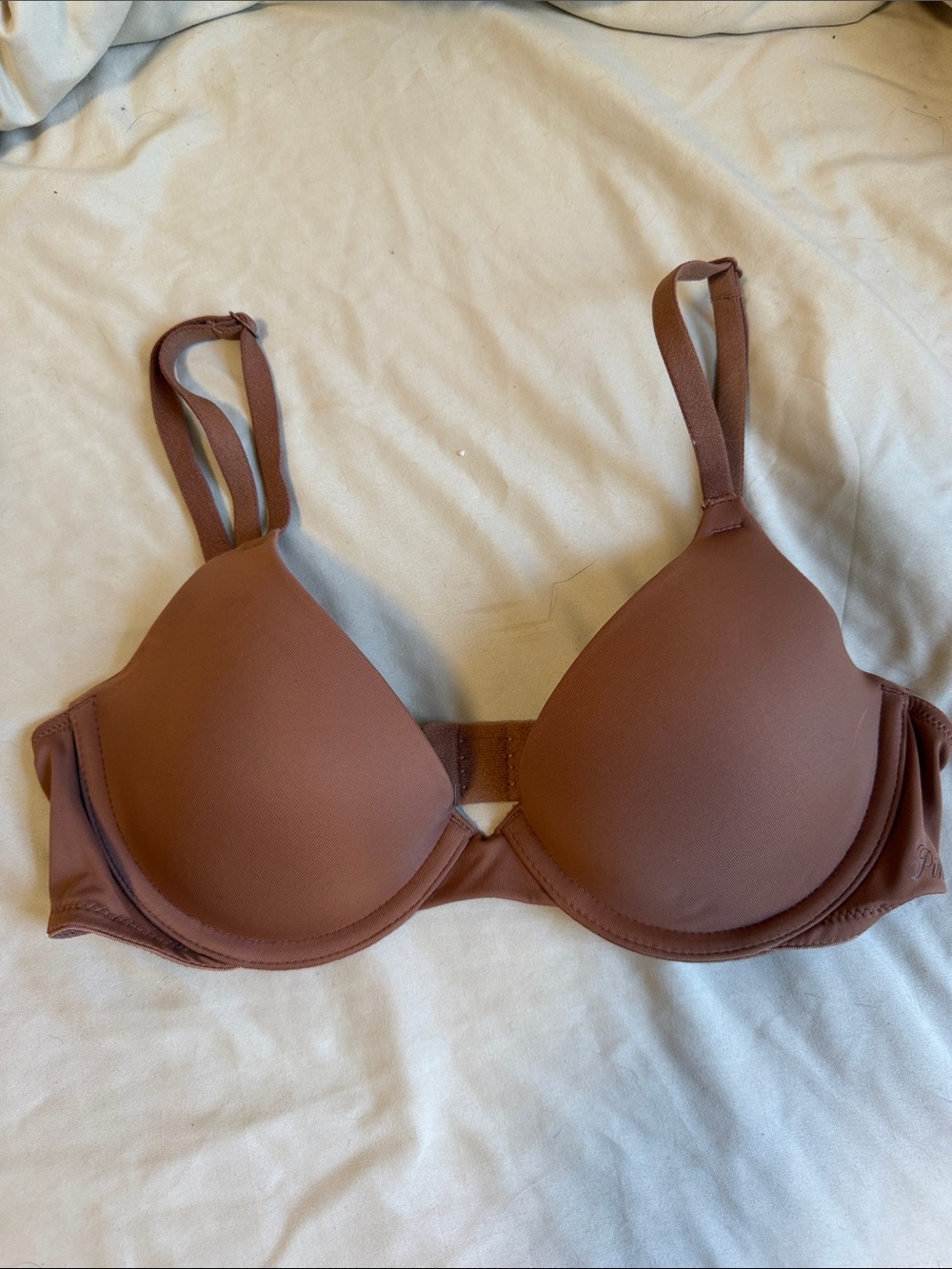 Victoria's Secret Smooth Molded Bra in Brown